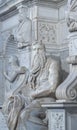 Moses statue in Rome Royalty Free Stock Photo