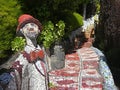 Mosiac Clown in The Giants House Garden Akaroa New Zealand Royalty Free Stock Photo