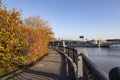 Moskow Moskva River embankment, Russia summer day Royalty Free Stock Photo