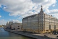 Moskvoretskaya quay - view from the Greater Moscow River bridge