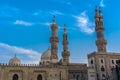 Moslem m,osque skyline with blue sky, Cairo, Egypt