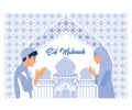 moslem people forgive each other, eid mubarak greeting card,
