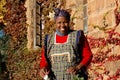 Mosotho Lady At Work Royalty Free Stock Photo