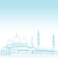 Mosque abu dhabi design Royalty Free Stock Photo