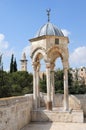 Aqsa Mosque is located in Jerusalem, Israel. Royalty Free Stock Photo