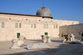 Aqsa Mosque is located in Jerusalem. Royalty Free Stock Photo