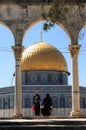 Aqsa Mosque is located in Jerusalem. Royalty Free Stock Photo