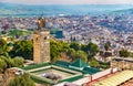 Mosque at Bab Guissa Gate in Fez, Morocco Royalty Free Stock Photo