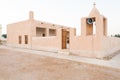 A mosque on a beach (Simaisma) in Doha, Qatar Royalty Free Stock Photo