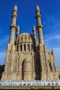 The mosque behind the fountain