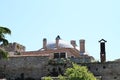 Mosque behind wall