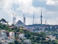 Mosque being restored in Instanbul, Turkey