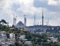 Mosque being restored in Instanbul, Turkey