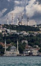 Mosque being restored in Instanbul, Turkey