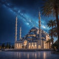 Mosque, Blue Mosque, Istanbul, Turkey at night