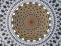 Mosque Ceiling in Al-Bukhary public mosque in Alor Setar, Malaysia Royalty Free Stock Photo