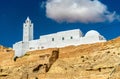 Mosque at Chenini, a a fortified Berber village in Southern Tunisia Royalty Free Stock Photo