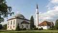 Peaceful Coexistence of Mosque and Church Side by Side in a Harmonious Setting Generative AI Royalty Free Stock Photo