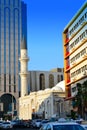 Mosque in Commercial center of Jeddah Royalty Free Stock Photo