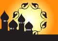 Mosque decorative - vector