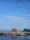 Mosque dome in Makasar Royalty Free Stock Photo