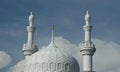 mosque dome over blue sky