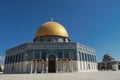 The mosque Dome of the Rock, on the Temple Mount in the Old City of Jerusalem, Israel Royalty Free Stock Photo