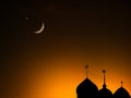 Mosque Dome Scescent Moon Star Sky Night Israa Mecca Mohammed Ramadan Isra Sheikh Ramadan Grand Uae Arab Islamic Emirates