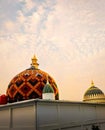 mosque dome tower in the afternoon Royalty Free Stock Photo
