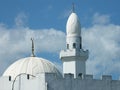 A mosque dome and turret