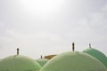 Mosque domes.