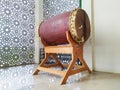 mosque drum that was used in ancient times as a call and is not used anymore