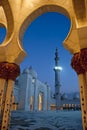 Mosque at dusk