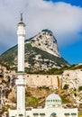 The Mosque at Europa Point in Gibraltar Royalty Free Stock Photo