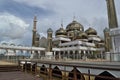 A striking photograph of the Crystal Mosque (Masjid Kristal) in Kuala Terengganu, Malaysia. Royalty Free Stock Photo