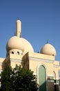 Mosque in golden sunshine