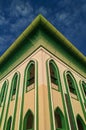 Mosque, green, arsitektur, cloud , islami