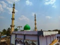 Mosque and green dome