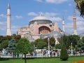 Mosque of Hagia Sofia to Istanbul in Turkey.