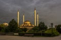 Mosque `Heart of Chechnya` at dawn