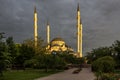 Mosque `Heart of Chechnya`at dawn