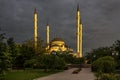 Mosque `Heart of Chechnya` at dawn