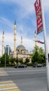 Mosque `Heart of Chechnya` Akhmad Kadyrov Mosque. Grozny, the capital of Chechen Republic