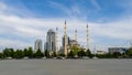 Mosque `Heart of Chechnya` Akhmad Kadyrov Mosque. Grozny, the capital of Chechen Republic