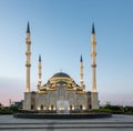 Mosque `Heart of Chechnya` at dawn