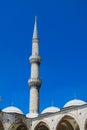 Mosque high minaret in Turkey