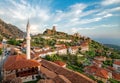 The mosque and houses of Kruja Albania Europe