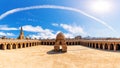 The Mosque of Ibn Tulun aerial panorama, famous landmark of Cairo, Egypt Royalty Free Stock Photo