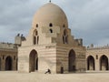 Mosque of Ibn Tulun in Cairo, Egypt - Holy Islamic site - Ancient architecture- Africa religious trip Royalty Free Stock Photo