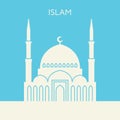 Mosque icon. Islam building